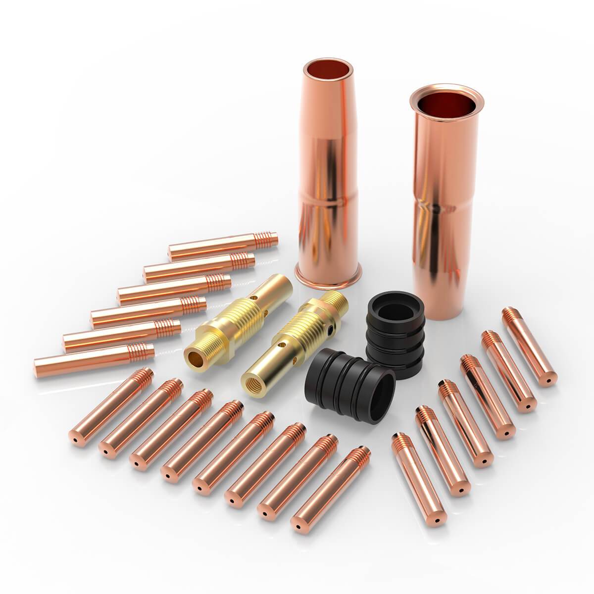 TWC-20.jpg YW-TW2 Series Tweco #2 Lincoln Magnum 200/250 Replaceable MIG Welding Gun Consumables - Image 1