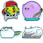 Customized soft enamel animal rabbit shape metal pin badge - Image 3