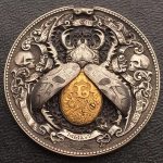 Custom promotional ancient insect metal nickel 3d collection old  Coin