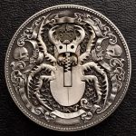 Custom promotional ancient insect metal nickel 3d collection old  Coin - Image 2