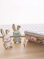 Cartoon Stand Creative Gift Stand Printed Logo Rabbit Shape Lazy Desktop Stand Phone Holder