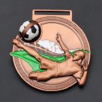 Custom Metal Awards Combination Souvenir Football Sport Soccer Medal
