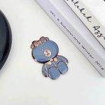 Hot Desktop Cute Cartoon Brown Bear Lazy Ring Buckle Mobile Phone Stand Phone Holders - Image 6