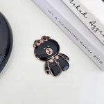 Hot Desktop Cute Cartoon Brown Bear Lazy Ring Buckle Mobile Phone Stand Phone Holders - Image 5