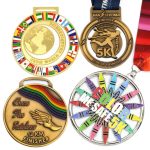 Zinc Alloy 3D Gold Award Marathon Running Custom Metal Sport Medal - Image 7
