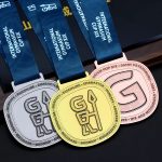 Zinc Alloy 3D Gold Award Marathon Running Custom Metal Sport Medal - Image 6