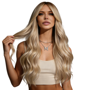 Chinese Factory Wholesale Long Wavy Blonde Wigs for Women – High Temperature Fiber, Bulk Supply
