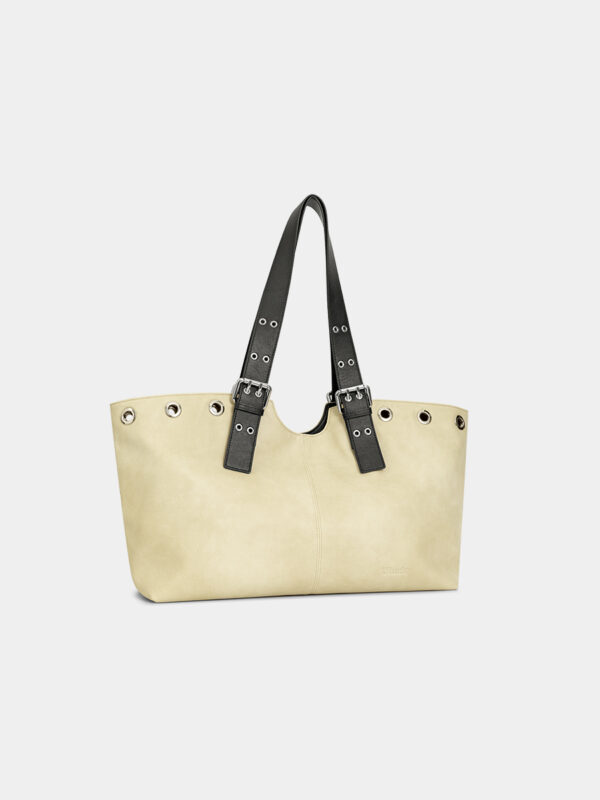 9 Rivet buckle tote