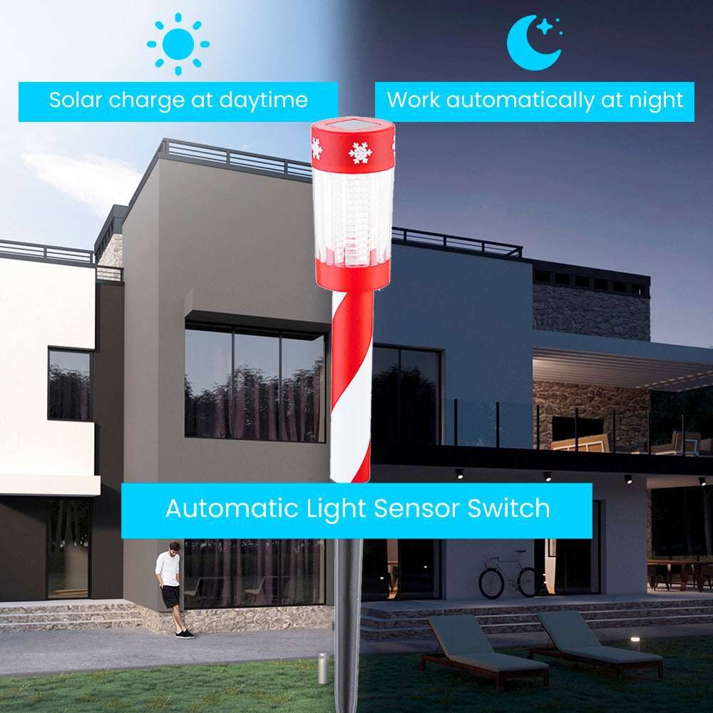 NEKEPY LED Solar Lights Christmas Outdoor Waterproof Landscape - 1 Pack - Image 3