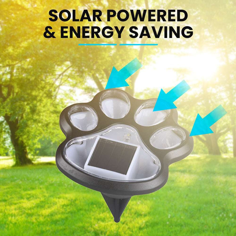 NEKEPY Solar Paw Lights Outdoor Waterproof Landscape LED Light - 2 Pack - Image 4