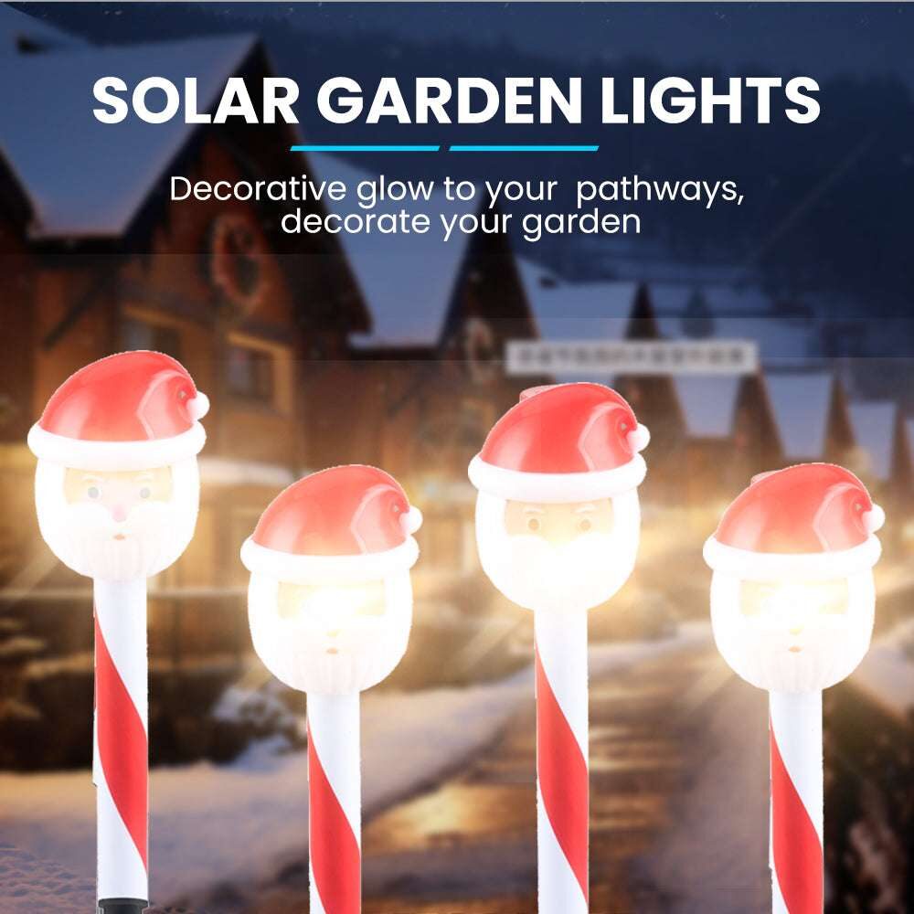 NEKEPY Solar Christmas LED Lights Outdoor Waterproof Landscape (Santa Claus) - 1 Pack - Image 5