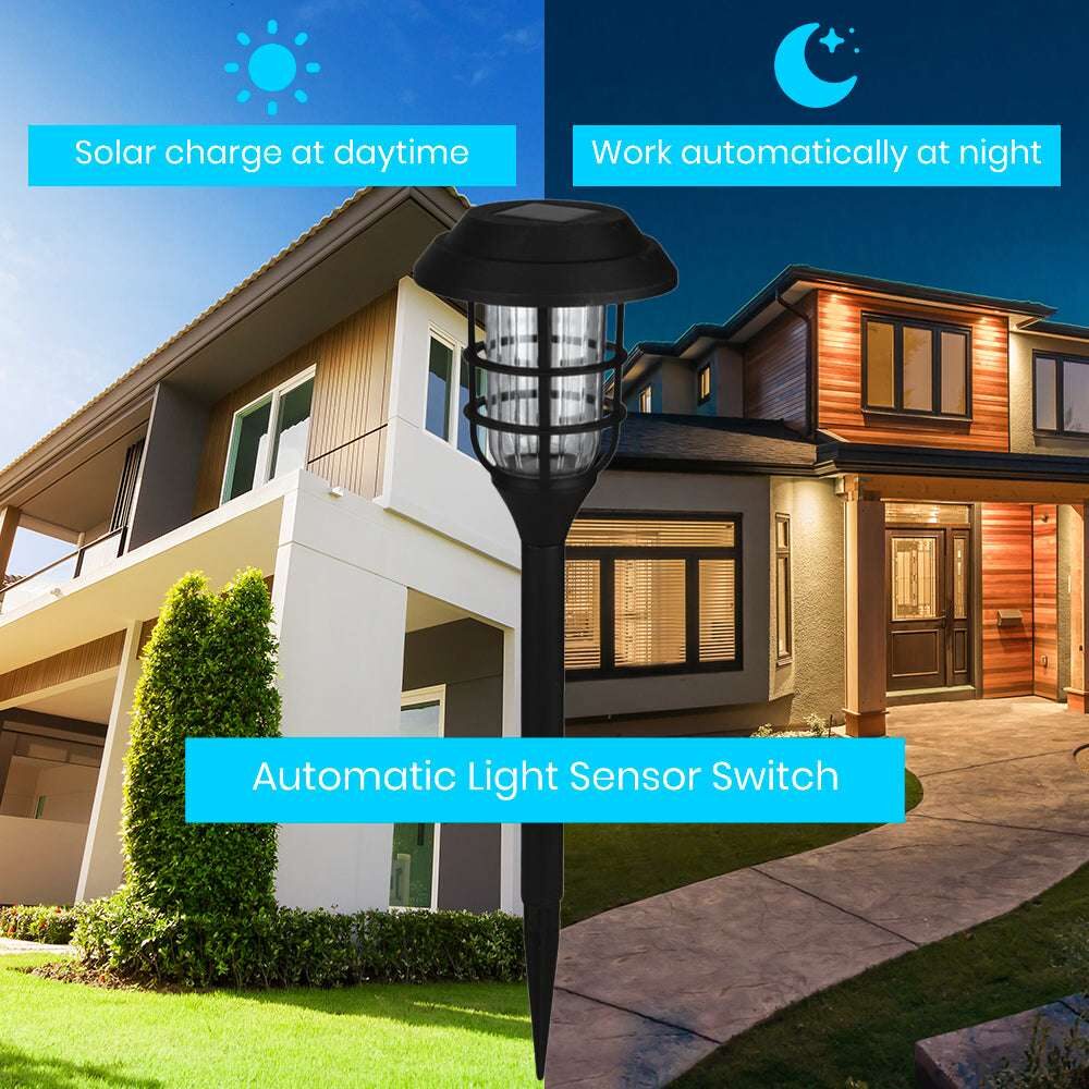 Nekepy Solar Lights 1 Pack, Outdoor Solar Powered Pathway Waterproof Landscape Light for Patio Walkway Driveway Garden Yard - Image 6