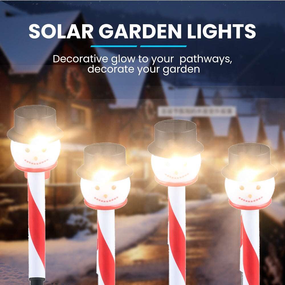 NEKEPY Solar Christmas LED Lights Snowman Outdoor Waterproof Landscape - 1 Pack - Image 6