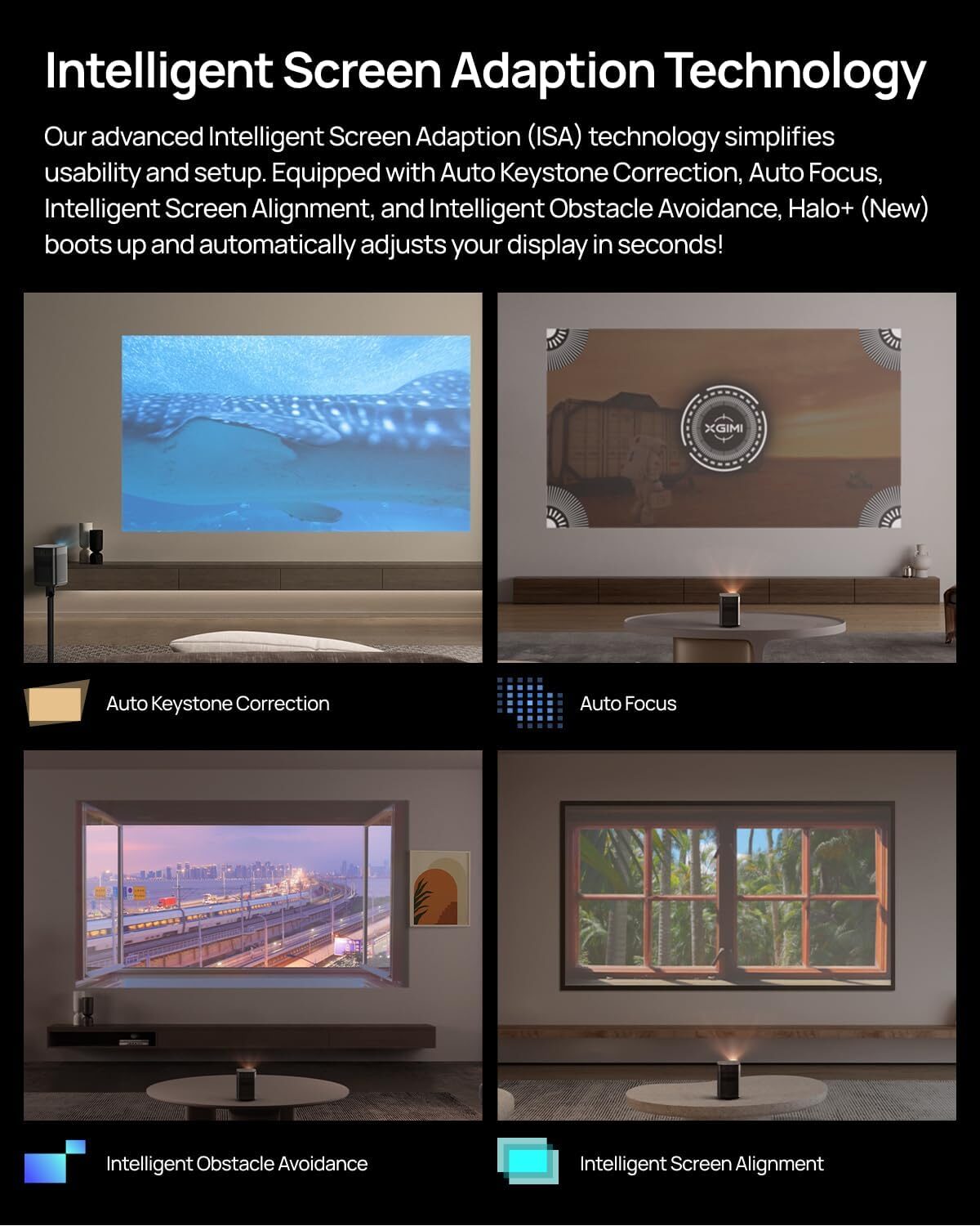 XGIMI Halo+ GTV Smart Portable Projector - Image 6