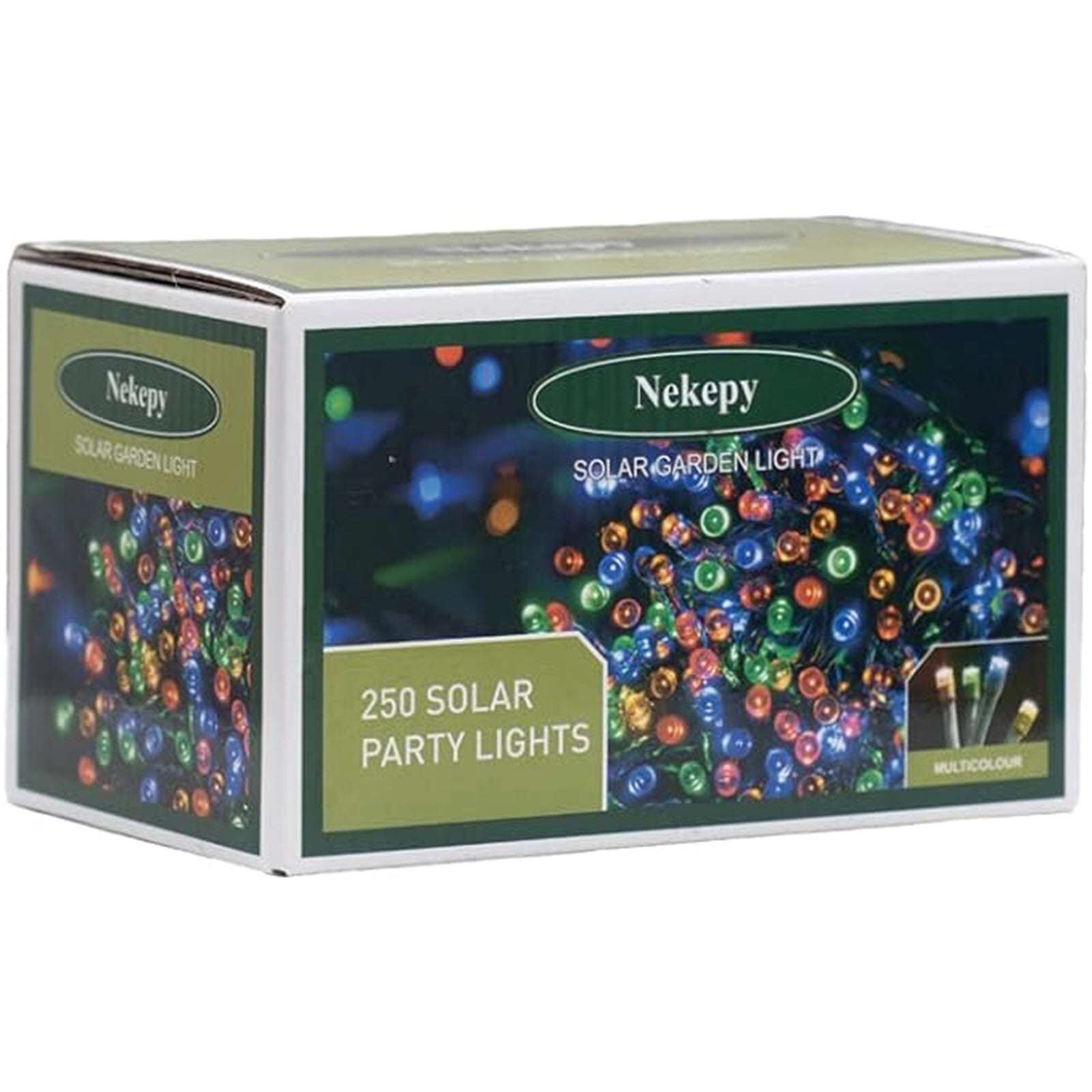 NEKEPY 1 Pack Solar String Lights Outdoor 72ft 250 LED Solar Fairy String Lights (Colour) - Image 7